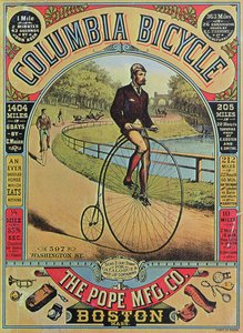 Advert for the Columbia Bicycle by The Pope MFG Co., Boston by American School